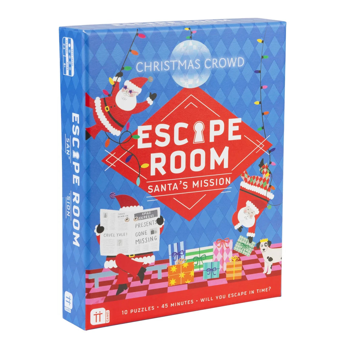 Christmas Crowd Santa's Mission Escape Room Game By Penny Black