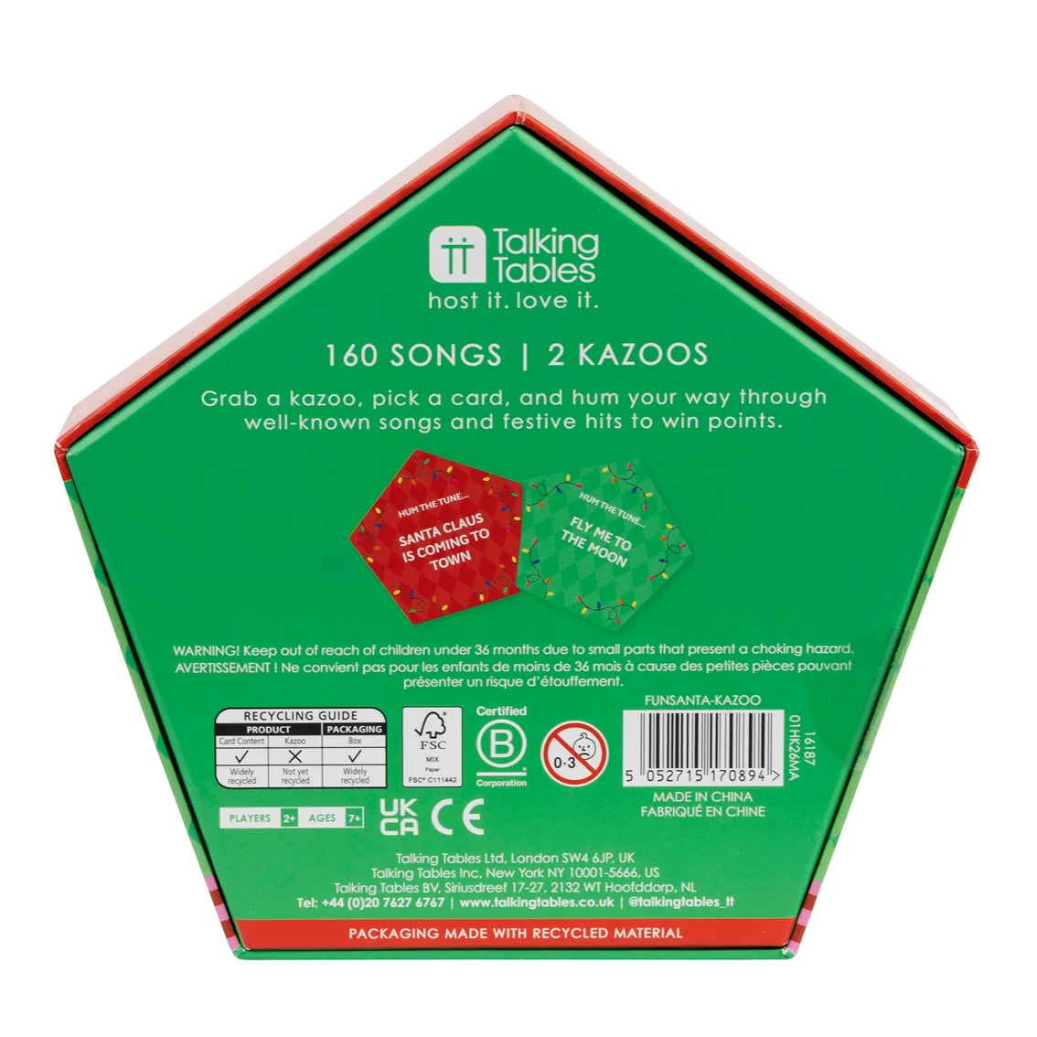 Santa Kazoo Karaoke Game By Penny Black