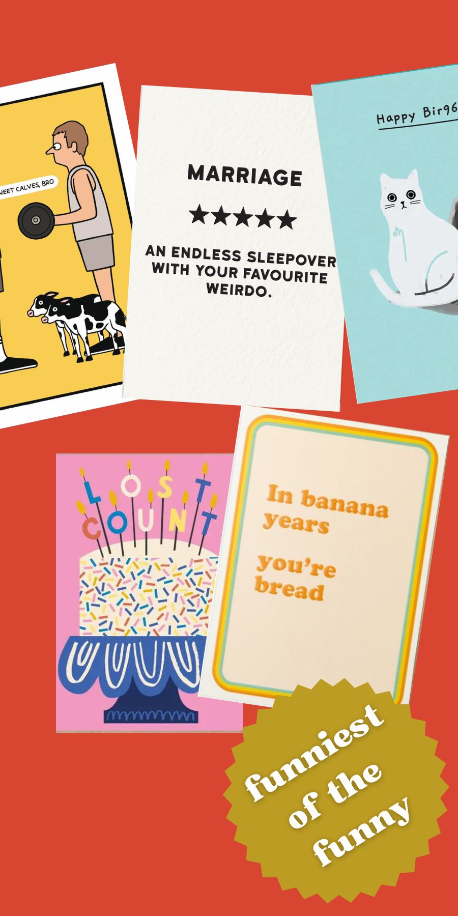 Funny Greetings Cards from Penny Black