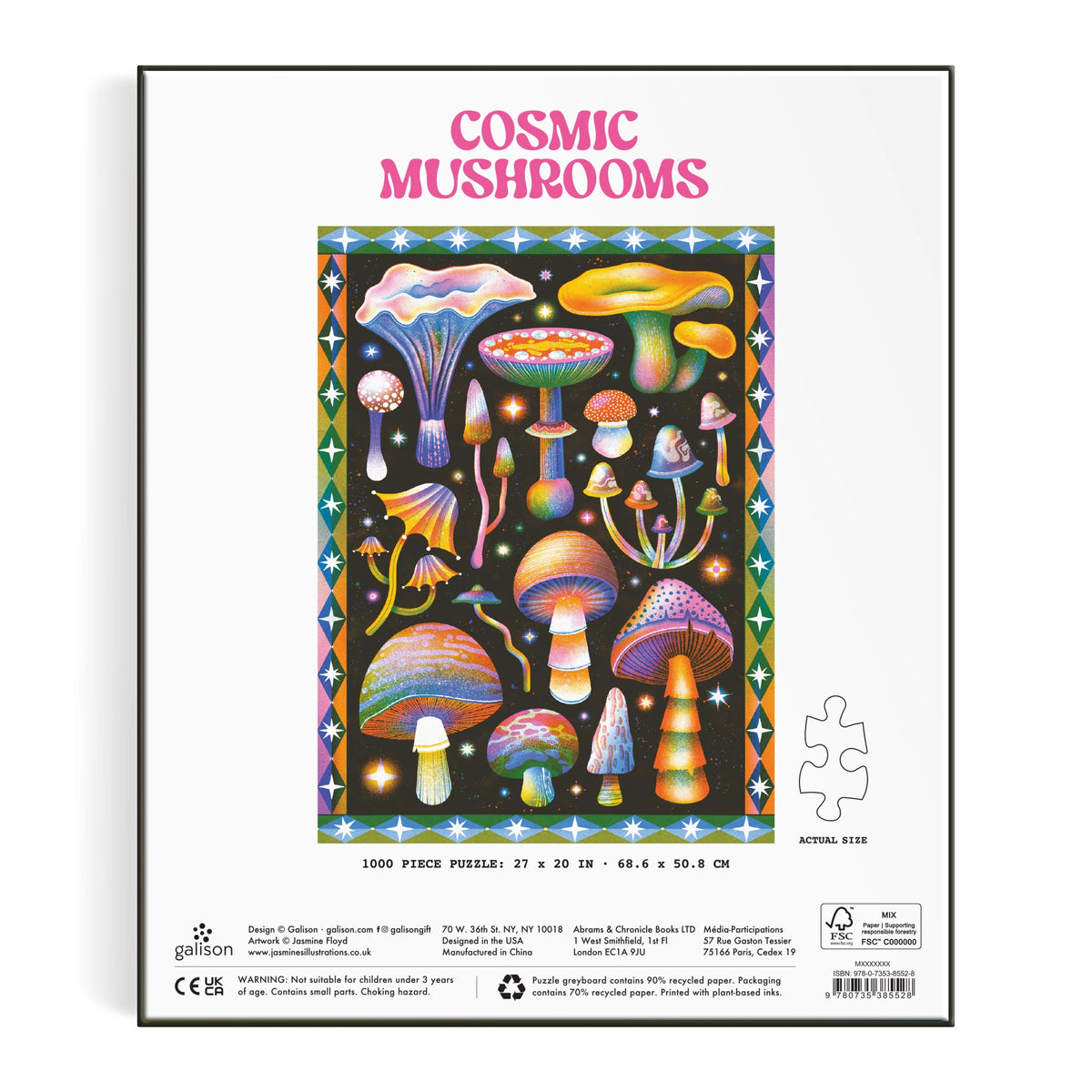 Cosmic Mushrooms Jigsaw Puzzle 1000 Pcs By Penny Black