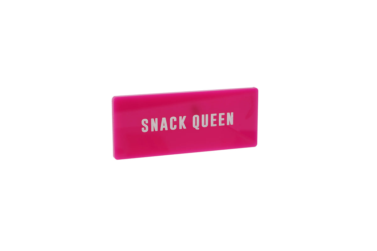 It&#39;s A Sign &#39;Snack Queen&#39;  Fridge Magnet by penny black