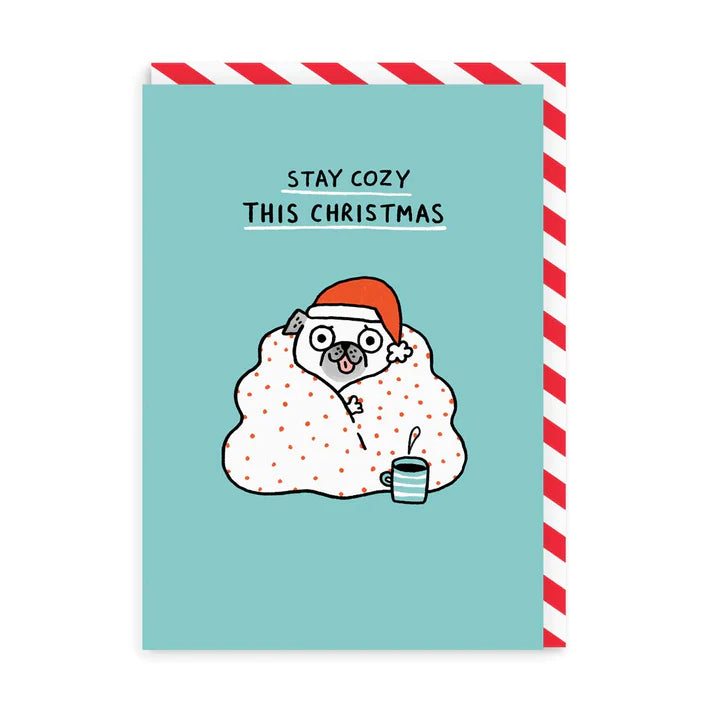 Stay Cozy This Christmas A6 Cute Gemma Correll Card by penny black