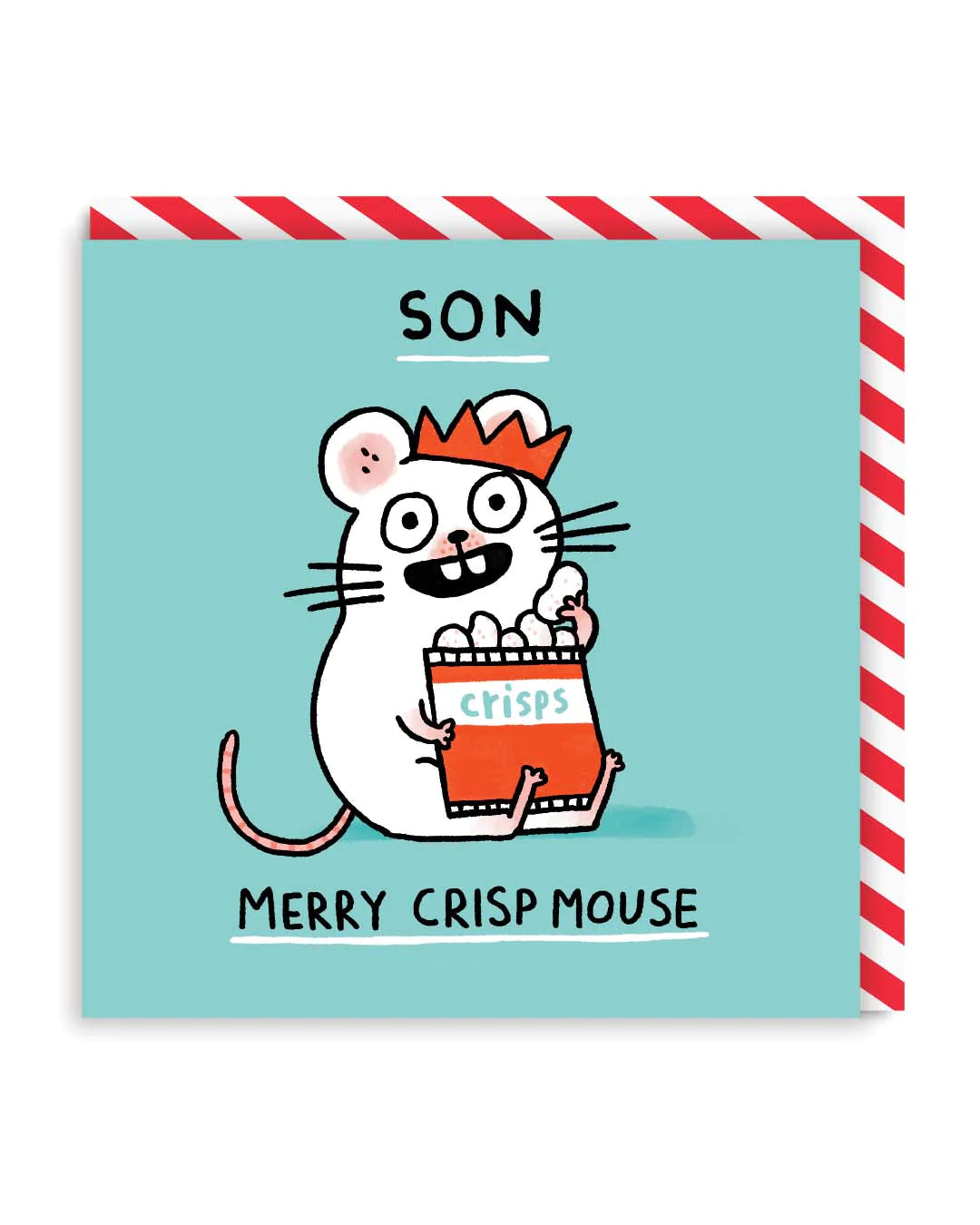 Son Merry Crispmouse Gemma Correll Christmas Card by Penny Black