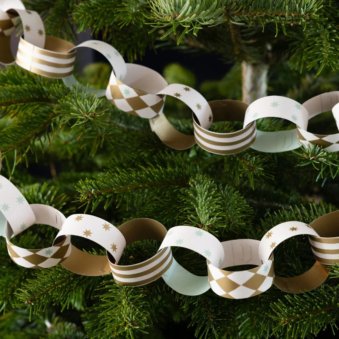 Gilded Christmas Paper Chains Kit By Penny Black