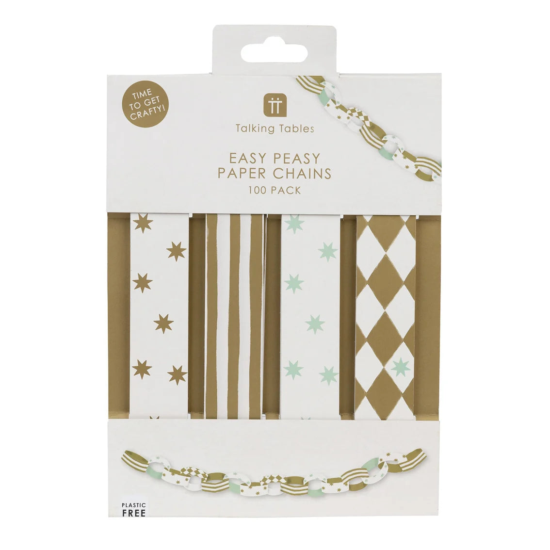 Gilded Christmas Paper Chains Kit By Penny Black