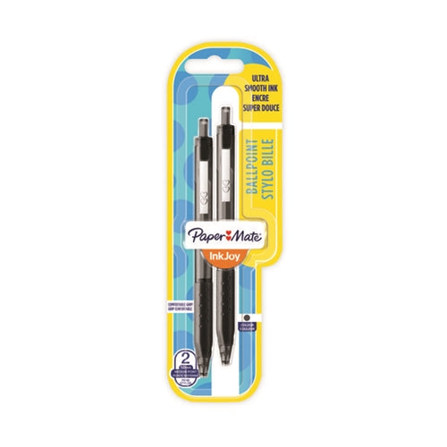 Papermate Inkjoy Black Ballpoint Pens 2 Pk by penny black