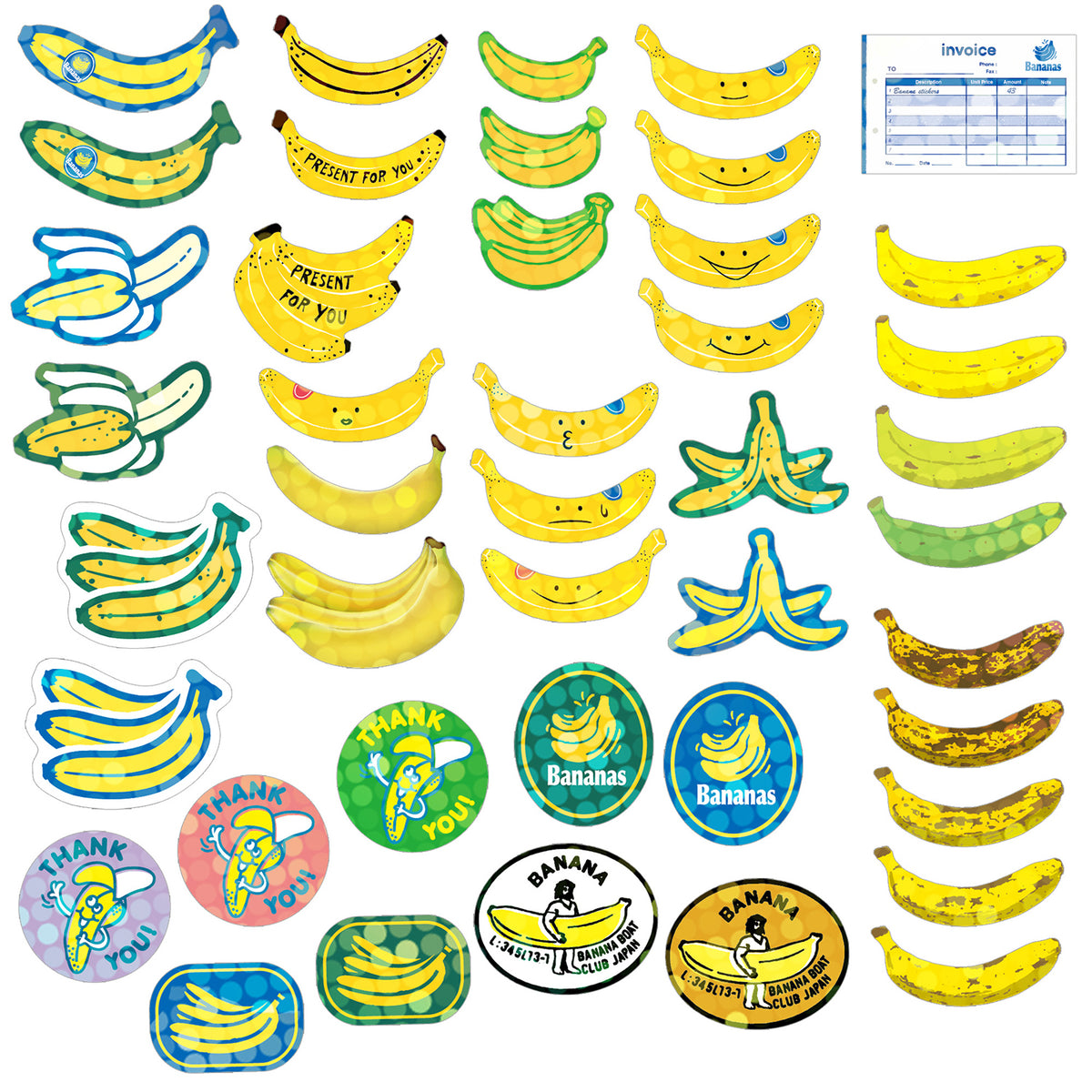 Greeting Life Haco Sticker Box Set - Bananas By Penny Black