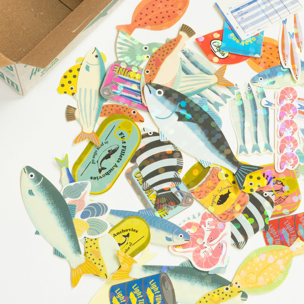 Greeting Life Haco Sticker Box Set - Fish By Penny Black
