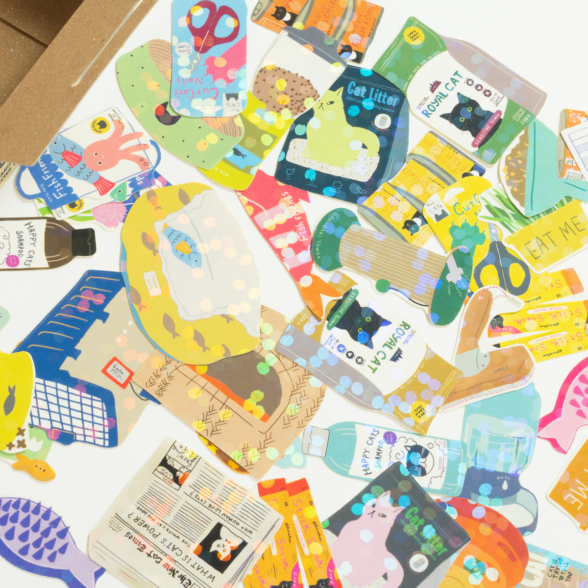 Greeting Life Haco Sticker Box Set - Cat Supplies By Penny Black