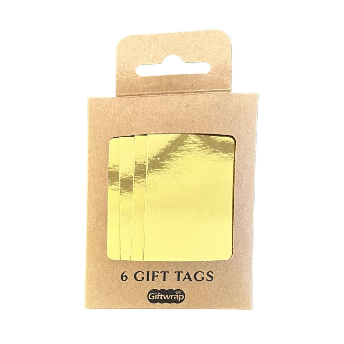 Metallic gold Gift Tags 6 Pk - in packaging by penny black