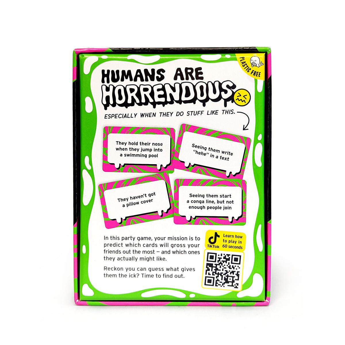 Get The Ick Party Game by Big potato Games at Penny Black - back cover