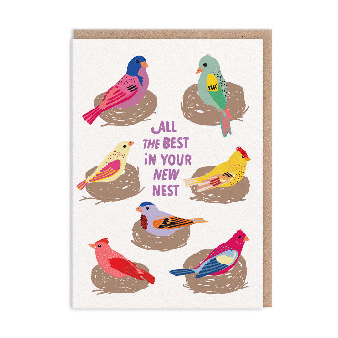 All The Best In Your New Nest Moving Card By Penny Black