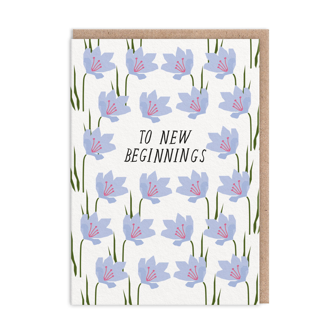 To New Beginnings Floral Card By Penny Black