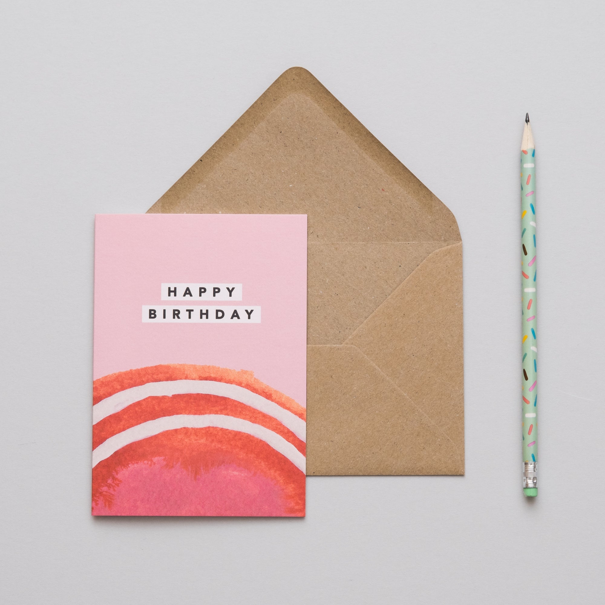 Pink Sunrise Birthday Card by penny black