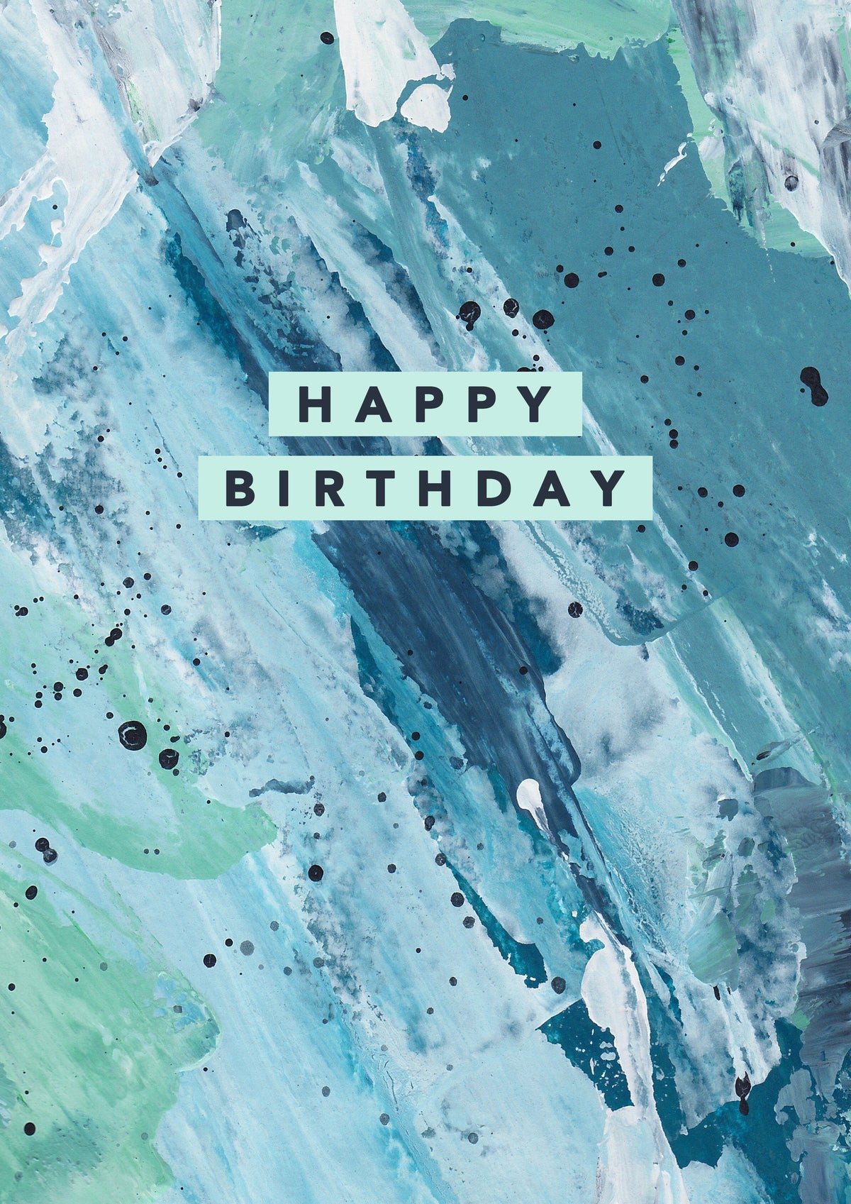 Ocean Marble Birthday Card by joy jen at penny black