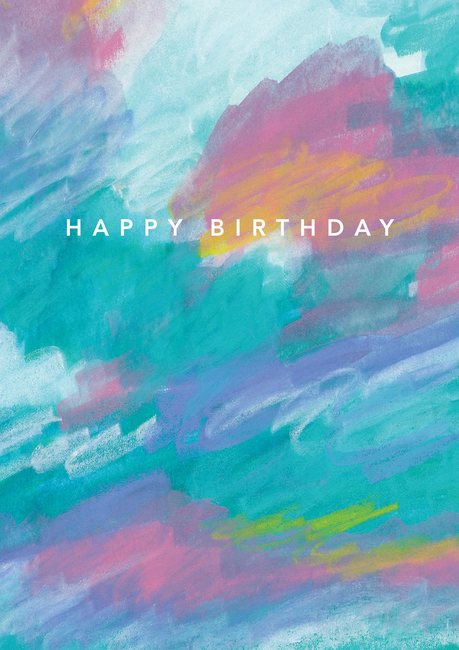 Wild Pastels Birthday Card by penny black