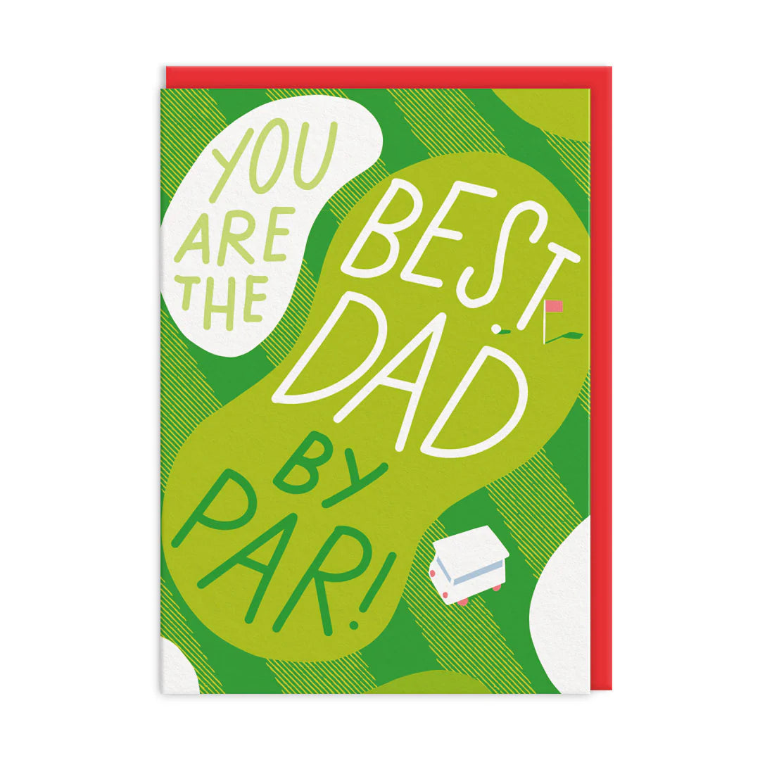 Best Dad By Par Funny Fathers Day Card By Penny Black