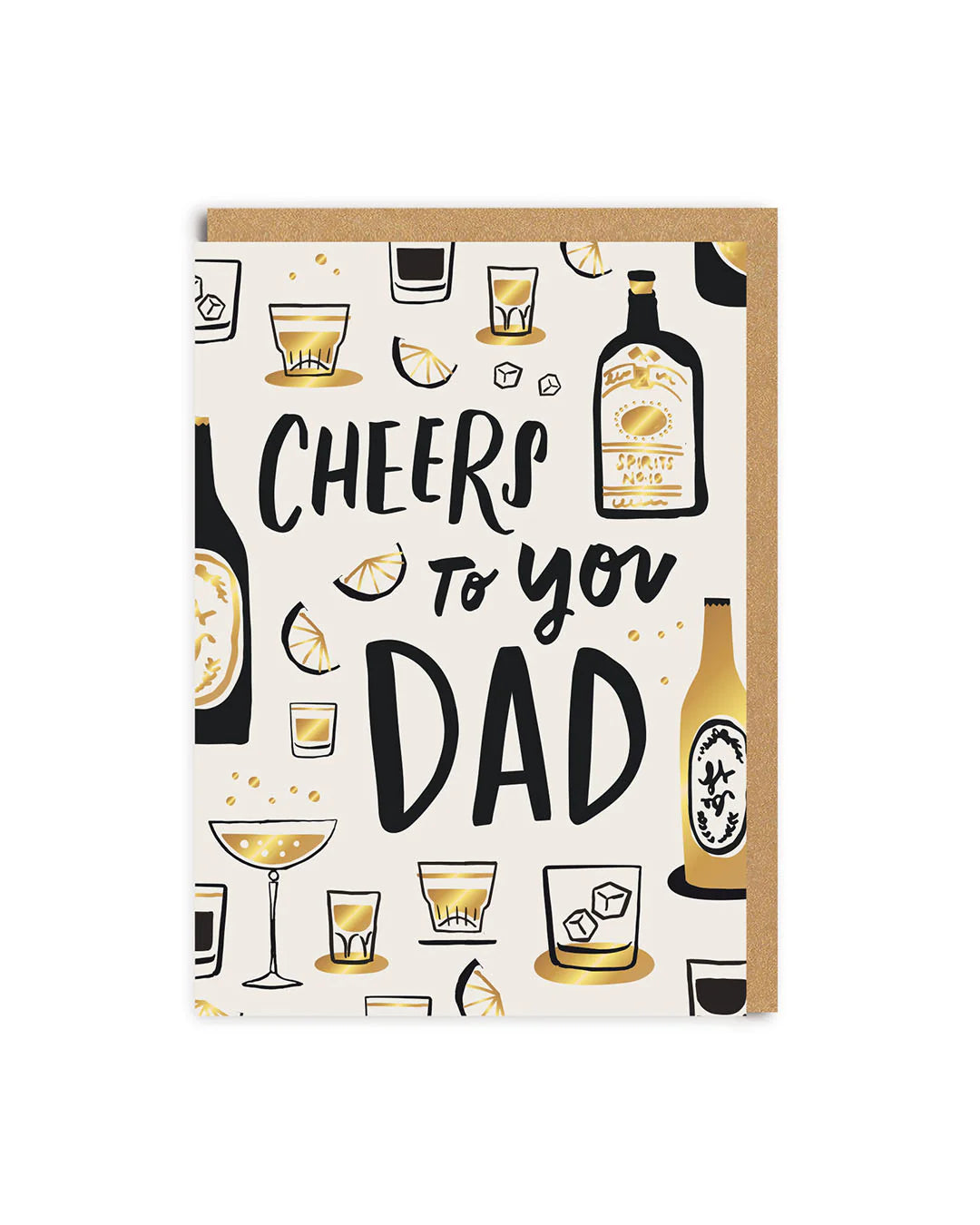 Cheers To You Dad Libation Father&#39;s Day Card by penny black