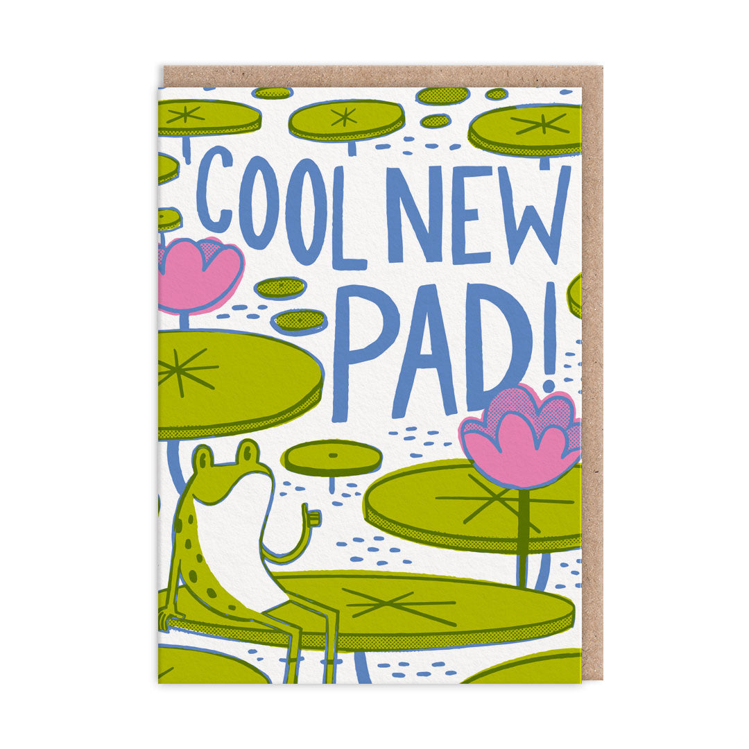 Cool New Pad Frog New Home Card By Penny Black