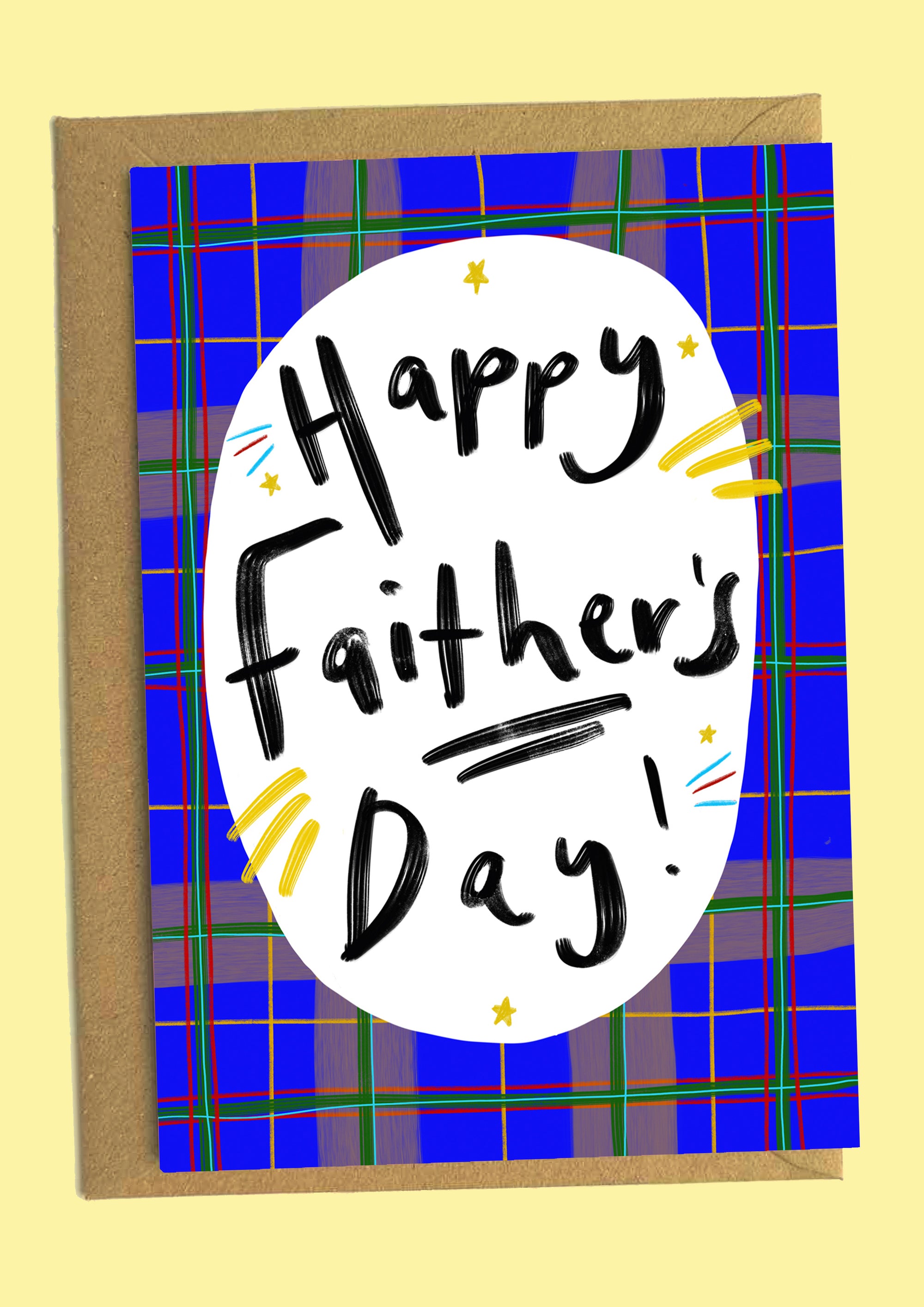 Happy Faither's Day Scottish Father's Day Card by penny black