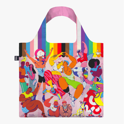 Inma Hortas Pride Recycled Shopping Bag In Pouch By Penny Black