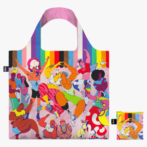 Inma Hortas Pride Recycled Shopping Bag In Pouch By Penny Black