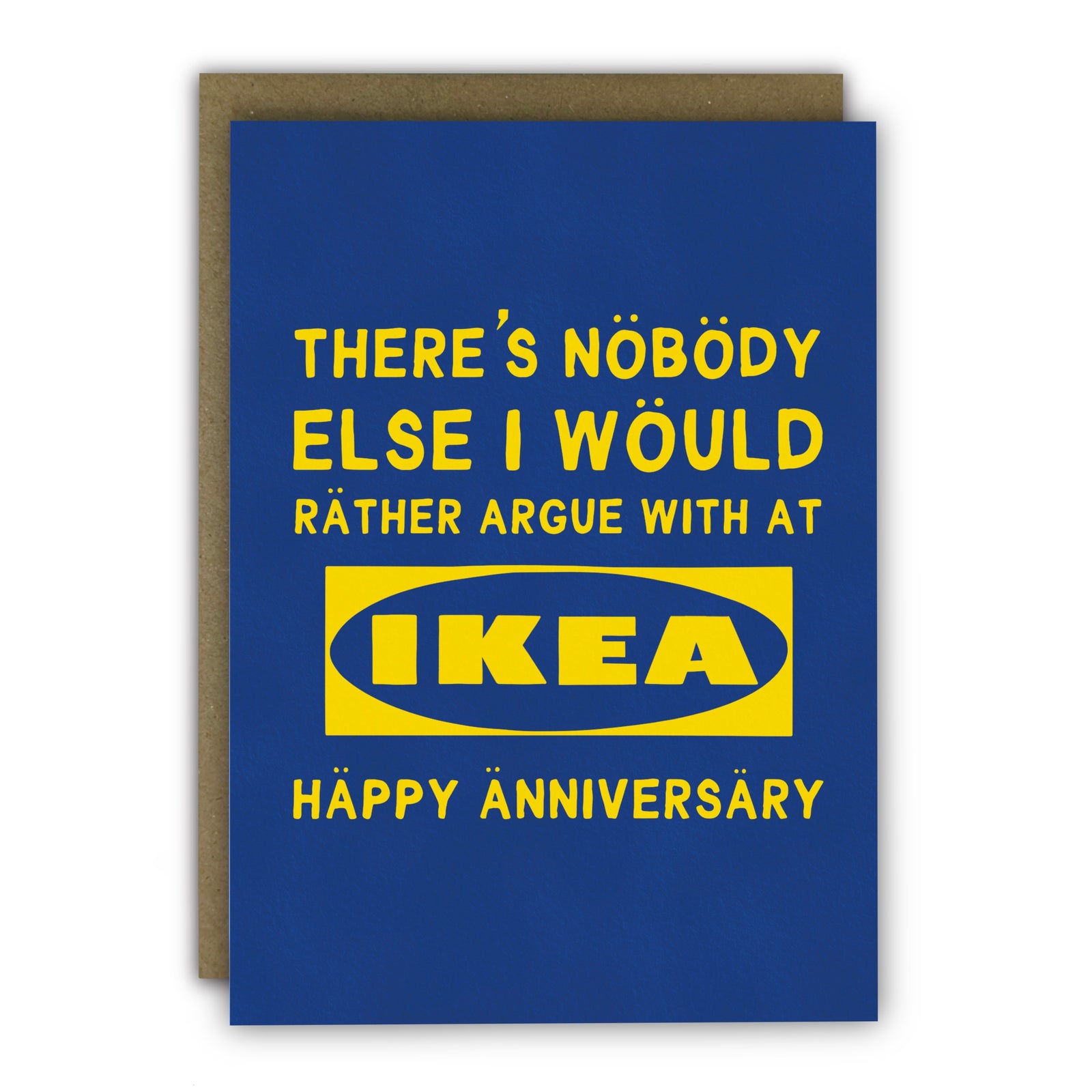 Argue At Ikea Funny Anniversary Card By Penny Black