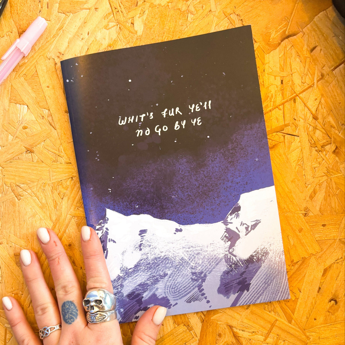 Whit's Fur Ye'll No Go By Ye A5 Notebook by penny black