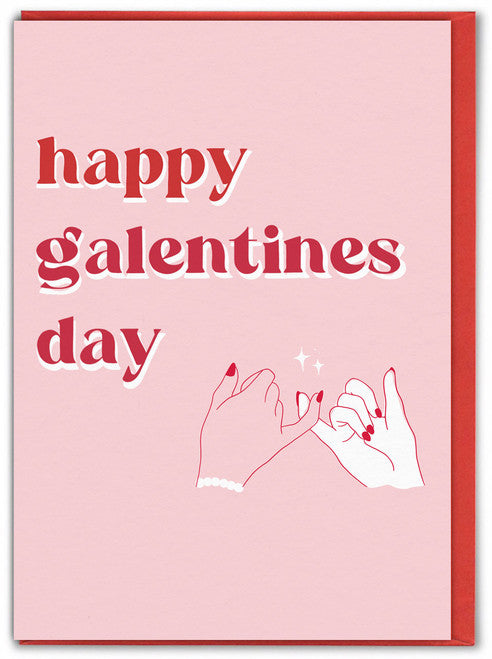 Pinkie Pals Galentine's Day Card