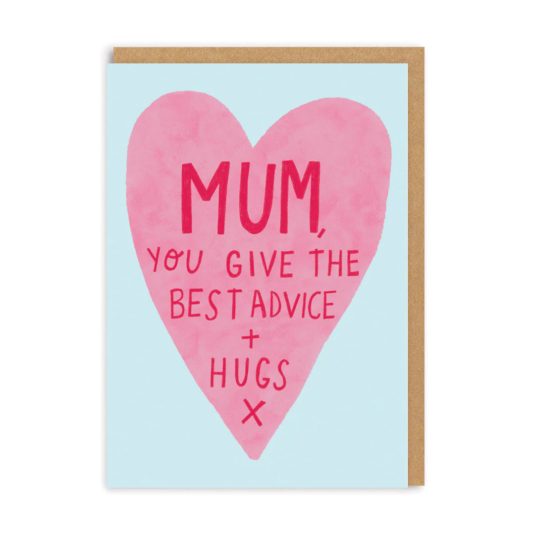 Best Advice and Hugs Mother's Day Card by penny black