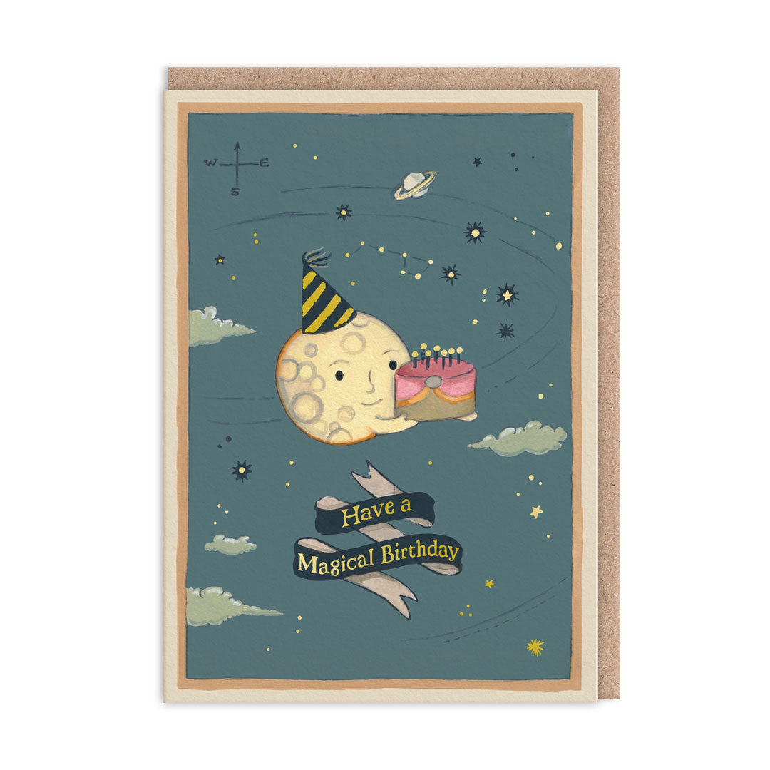 Magical Moon Cake Birthday Card By Penny Black