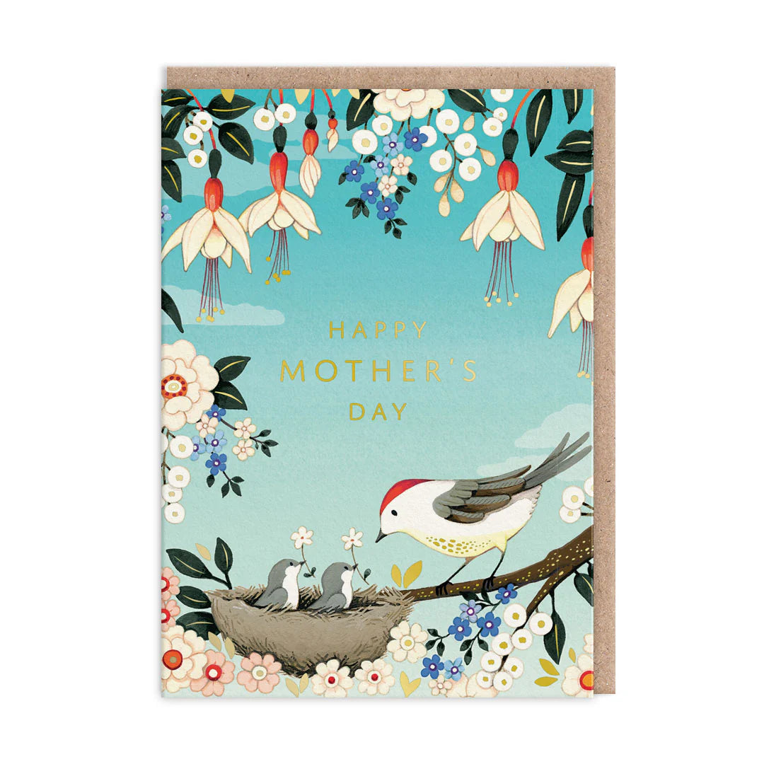 Baby Bird Nest Mother's Day Card by penny black