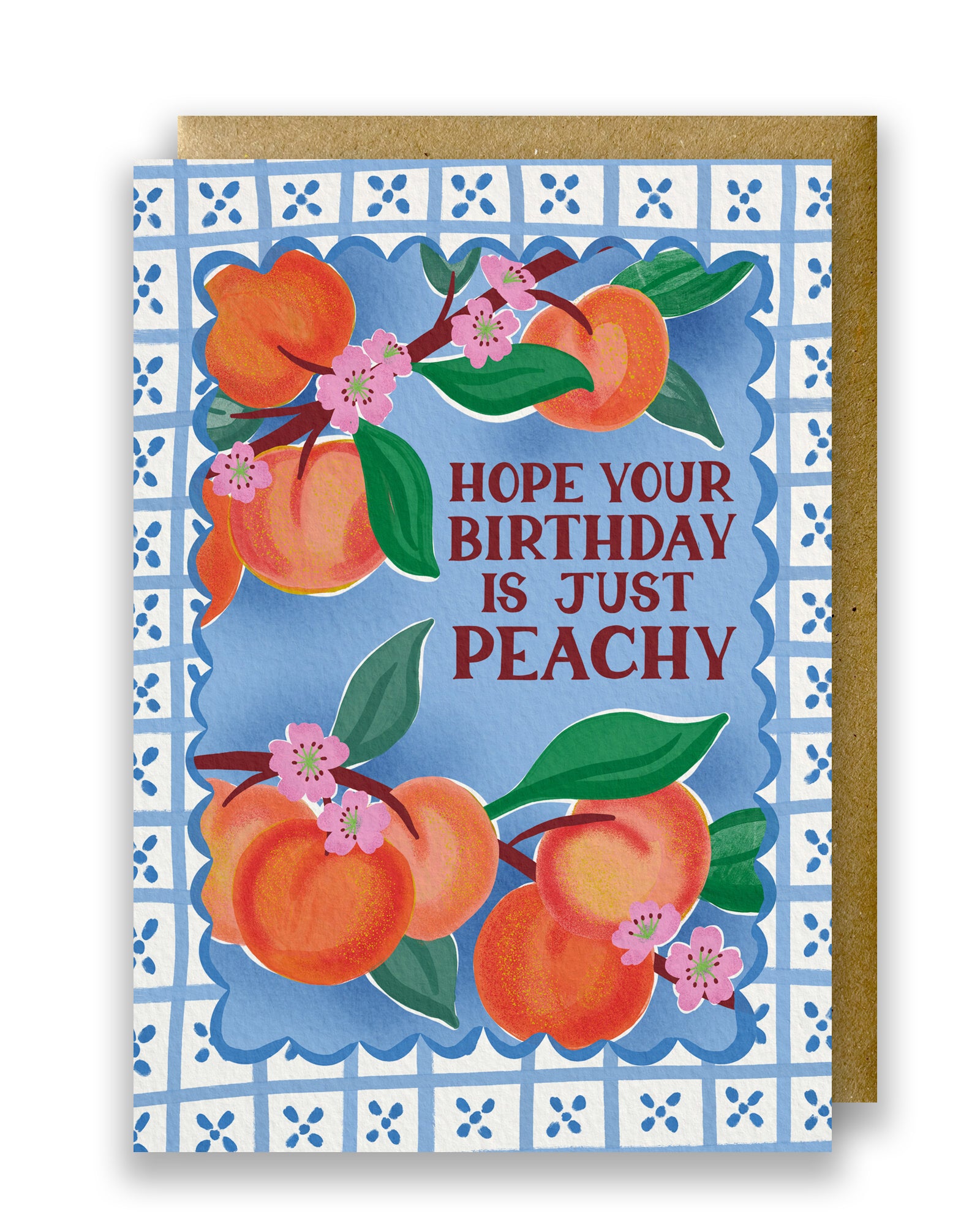 Palermo Picnic Hope Your Birthday Is Just Peachy Card By Penny Black