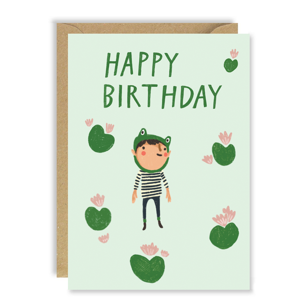 Cutie Frog Children's Birthday Card by penny black