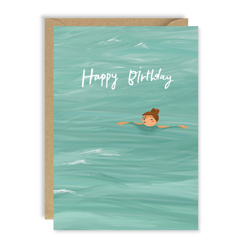 Sea Swim Birthday Card by penny black