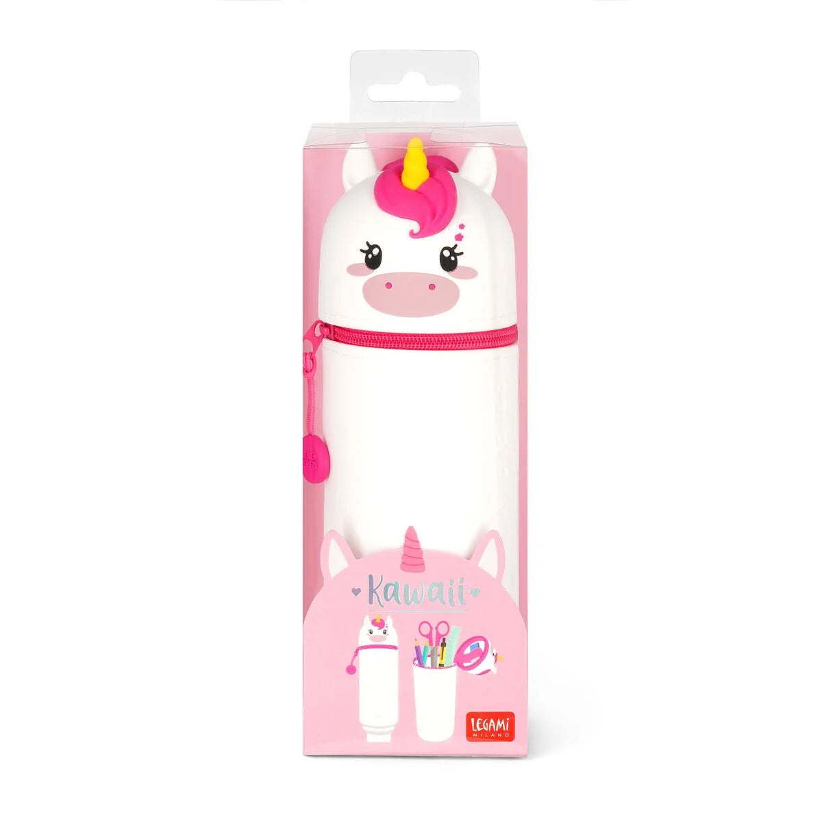 Kawaii Unicorn 2-in-1 Pencil Case and Pen Holder By Penny Black