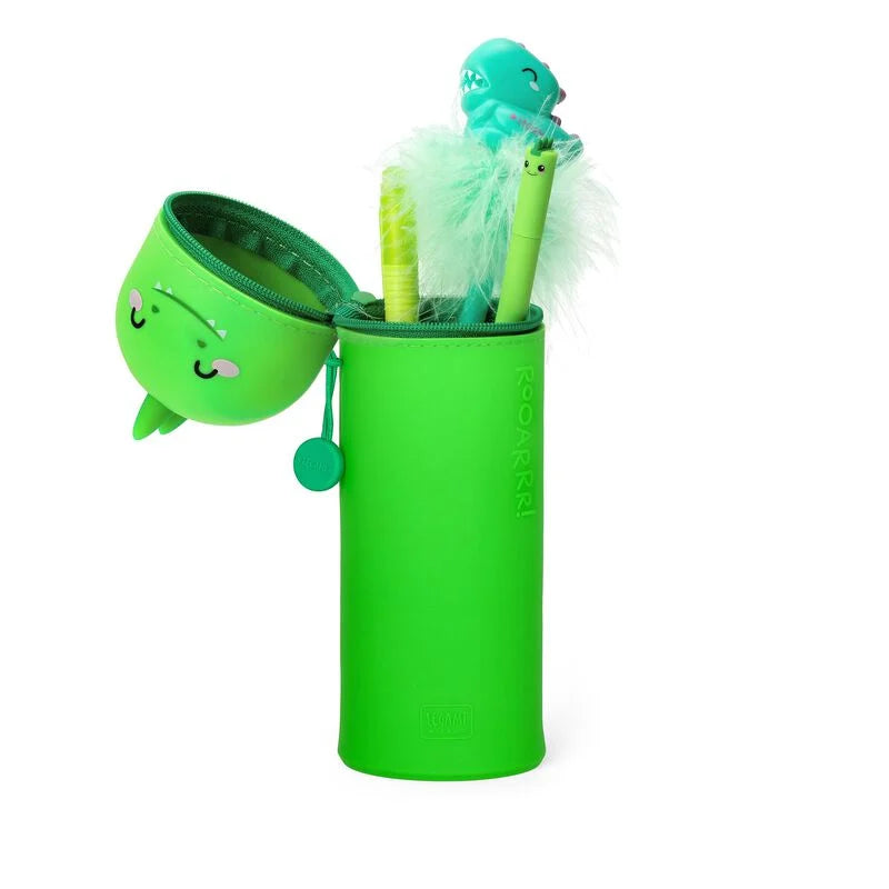 Kawaii Dinosaur 2-in-1 Pencil Case and Pen Holder By Penny Black