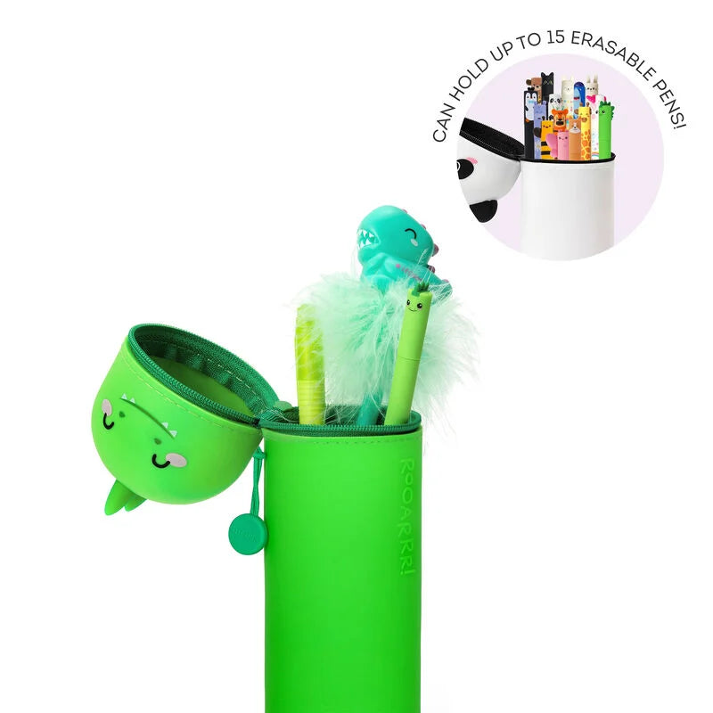 Kawaii Dinosaur 2-in-1 Pencil Case and Pen Holder By Penny Black