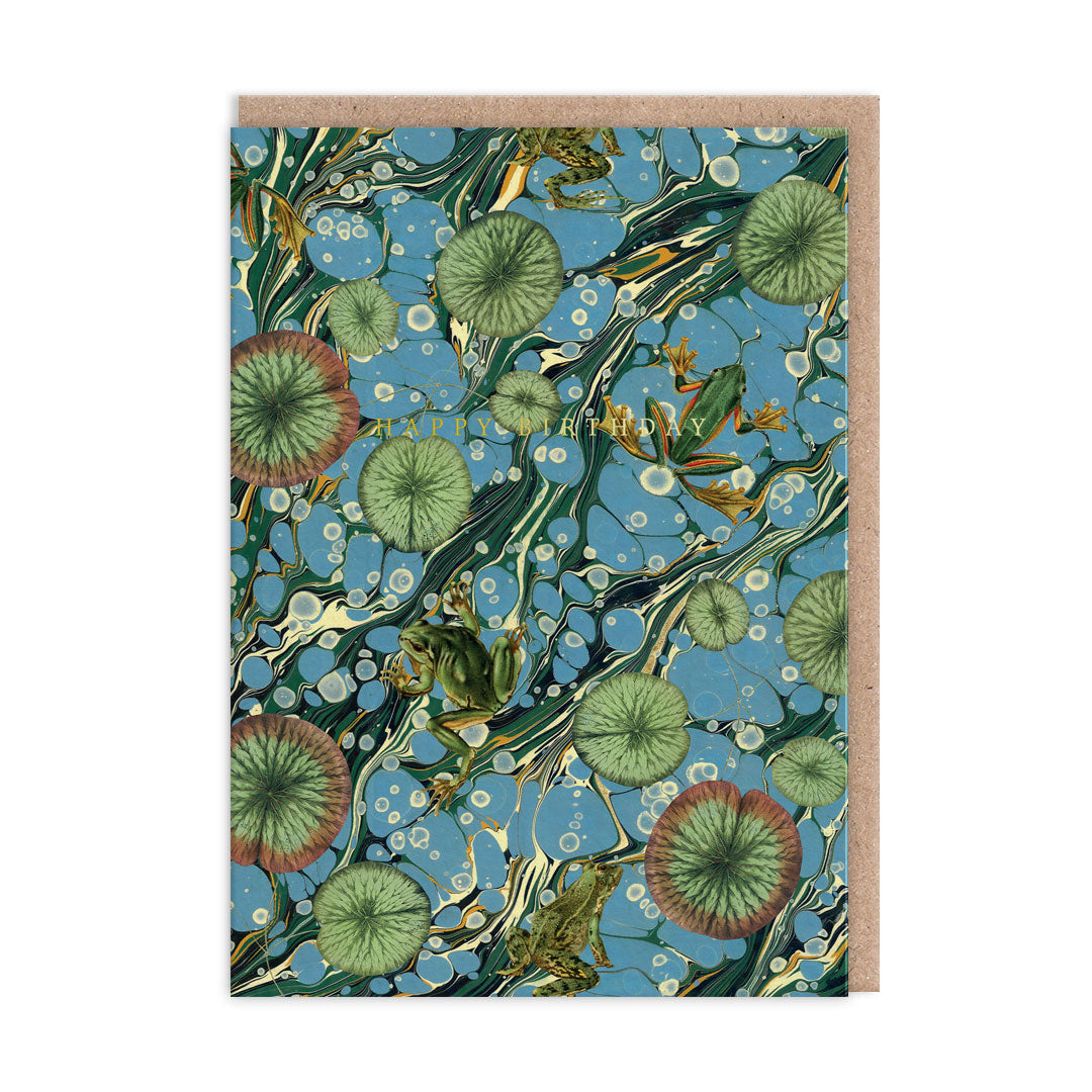 Marble Pond Life Birthday Card By Penny Black