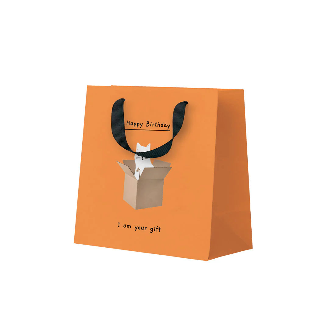 I Am Your Gift Cat Mini Gift Bag By Penny Black