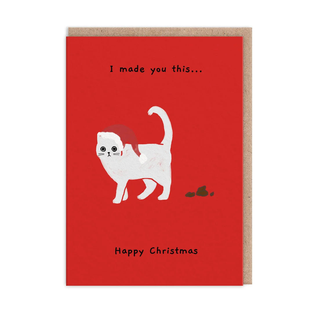 Ken The Cat I Made You This Cat Funny Christmas Card By Penny Black