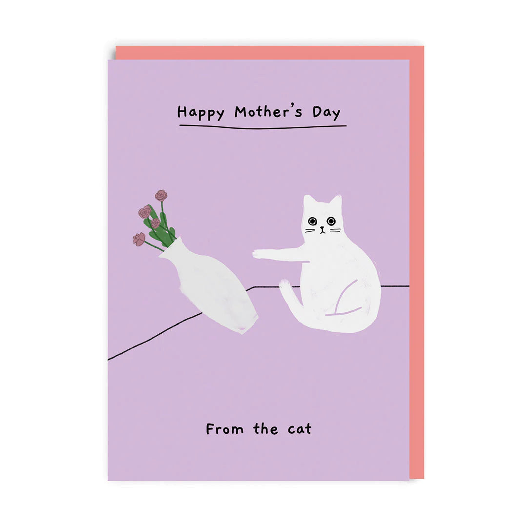 From The Cat Ken The Cat Funny Mother's Day Card by penny black