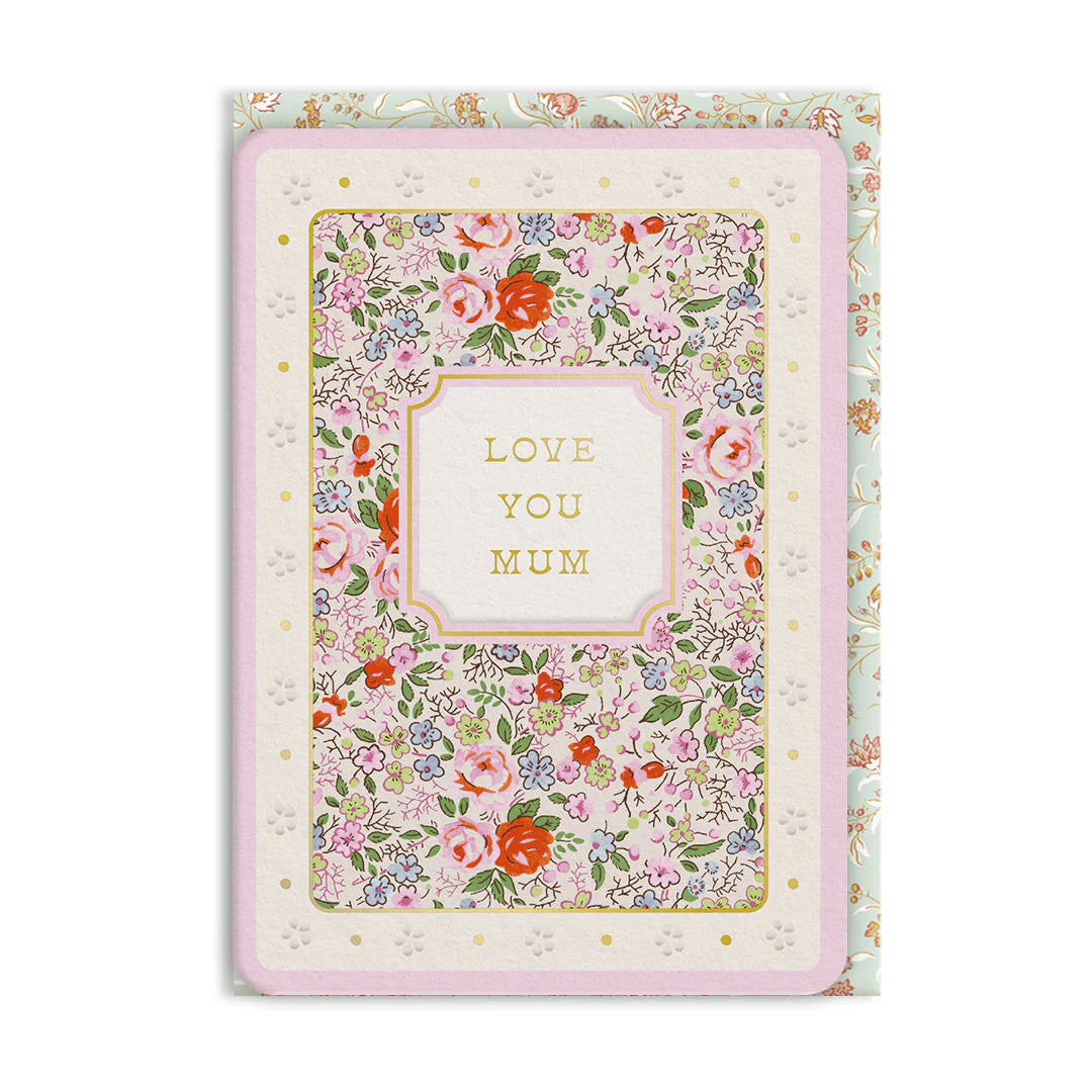 Laura Ashley Rowena Love You Mum Mother's Day Card by penny black