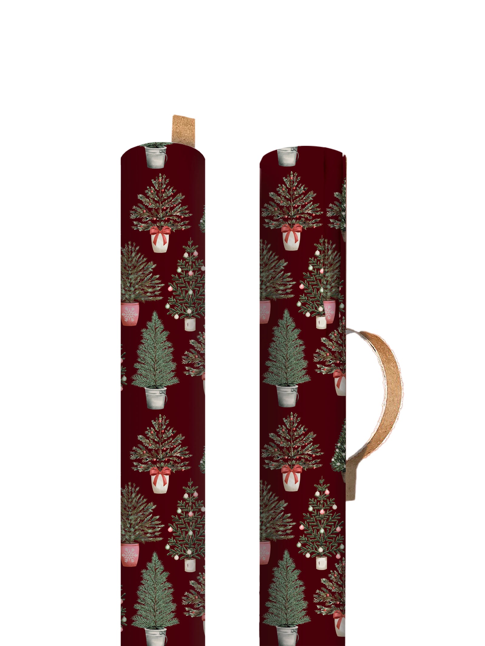 Laura Ashley Decorated Trees 3m Christmas Gift Wrapping Paper Roll By Penny Black