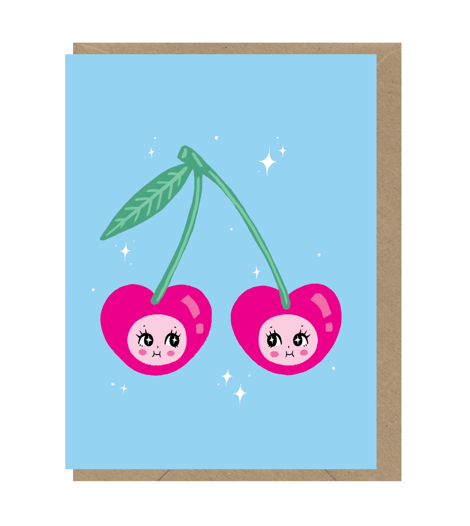 Little Trinkets Cherries Mini Card By Penny Black