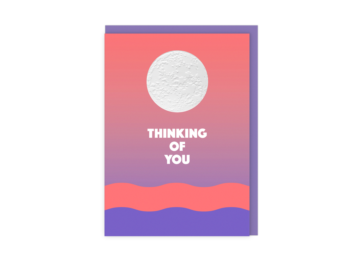 Sun Over Sea Colourful Thinking Of You Card By Penny Black
