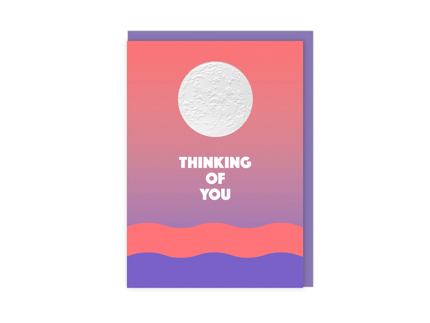 Sun Over Sea Colourful Thinking Of You Card By Penny Black