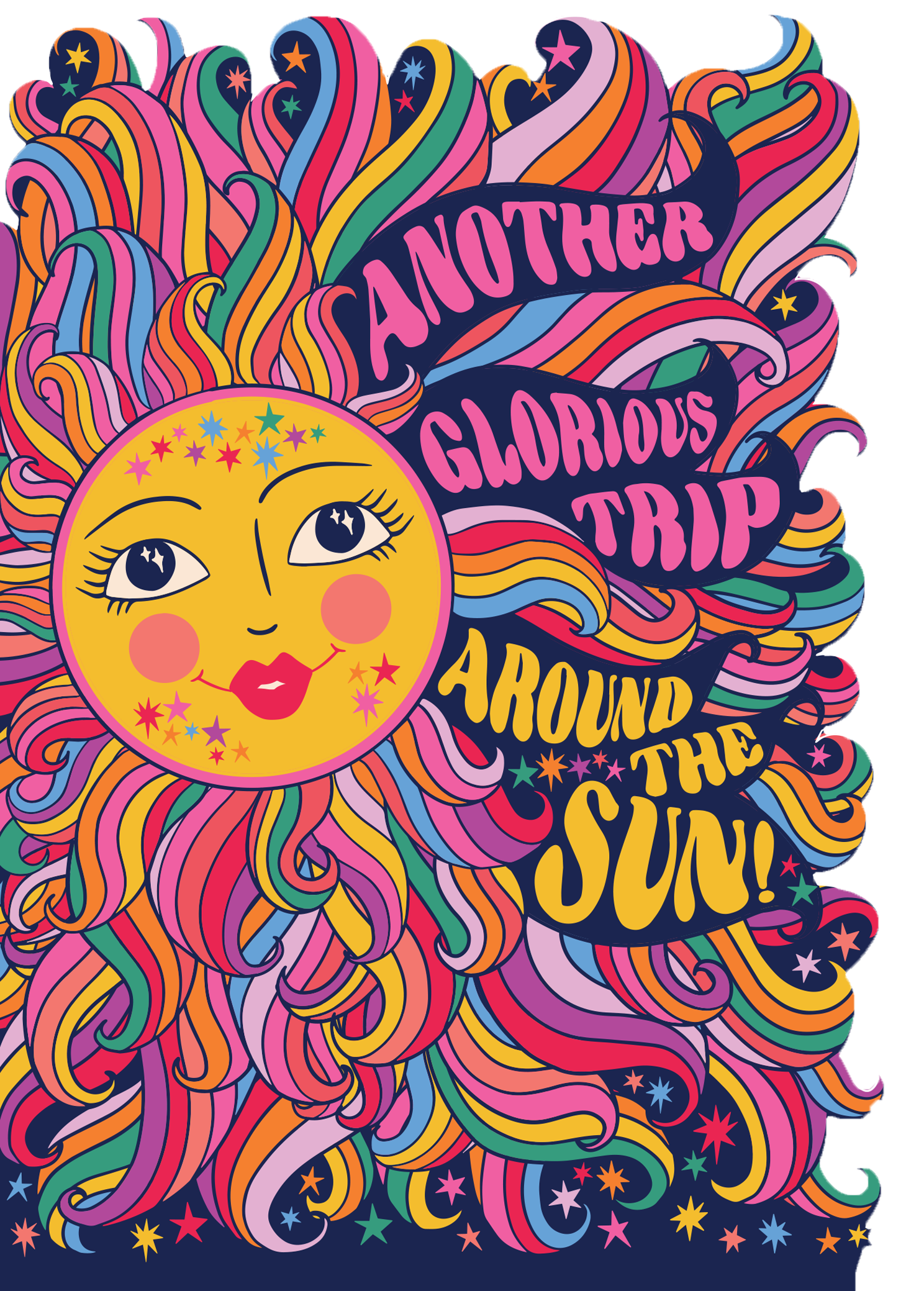 Another Glorious Trip Around The Sun Birthday Card By Penny Black