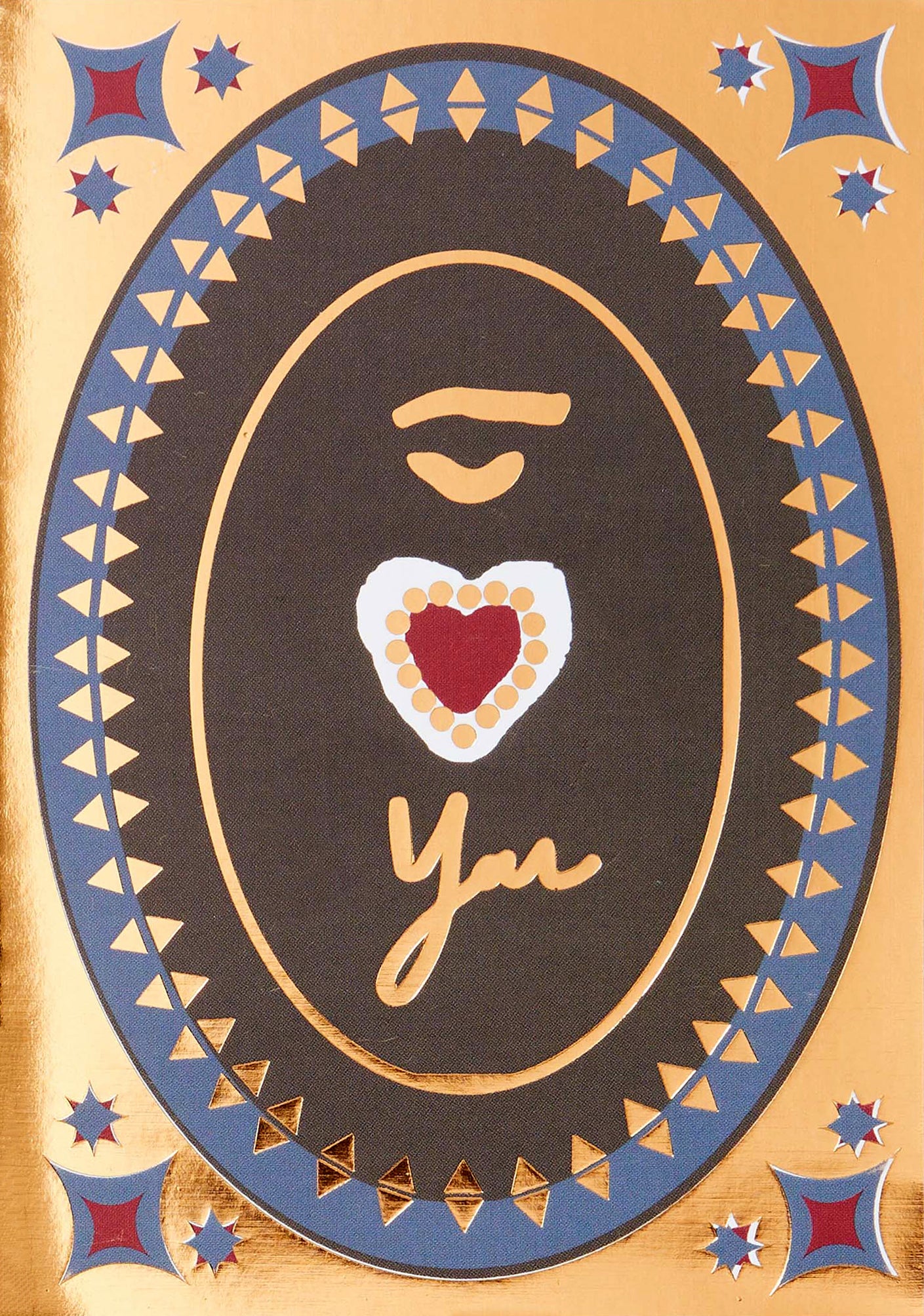 Eye Heart You Vintage Style Card By Penny Black