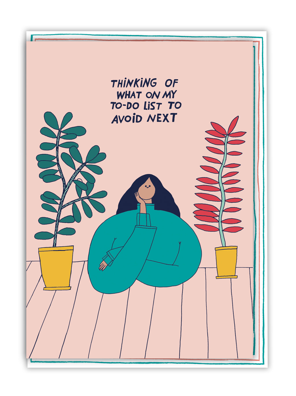 Avoiding My To Do List Funny Card By Penny Black